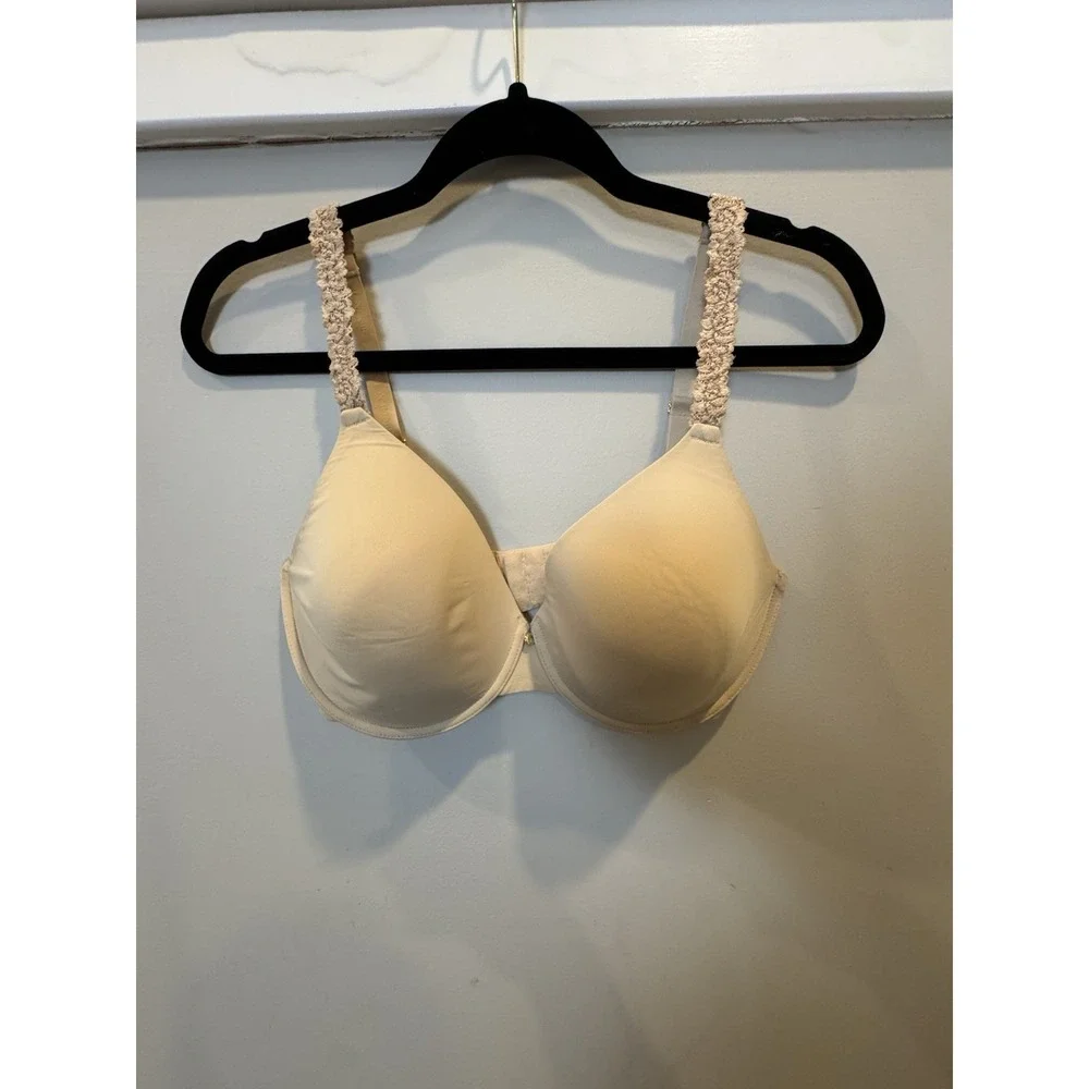 Natori Bra‎ 731080 Rose Dream Custom Coverage Underwire Nude US 34DDD UK 34E